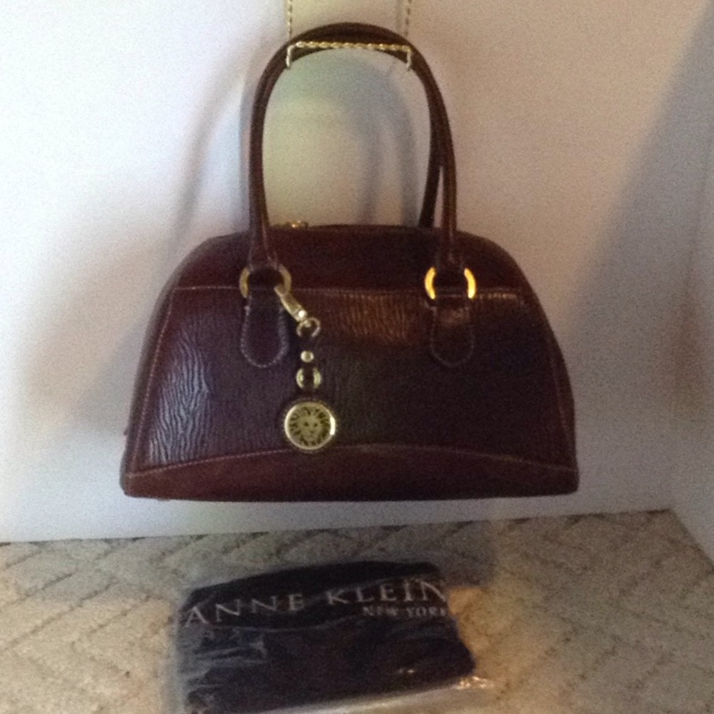 Anne Klein Genuine Leather Dust Bag and Key Fob